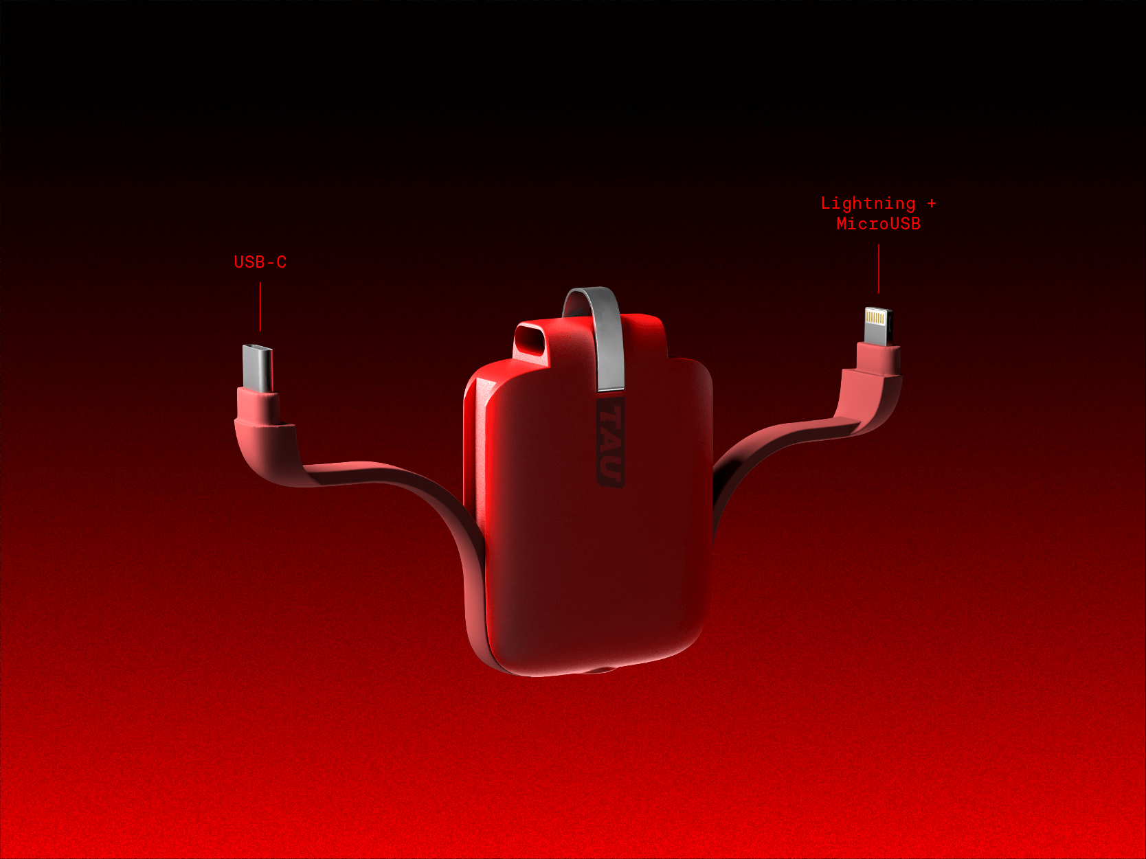 RollingSquare Rolling Square RollingSqaure Tau Red - 1400 mAh - Rot, Ansicht 3