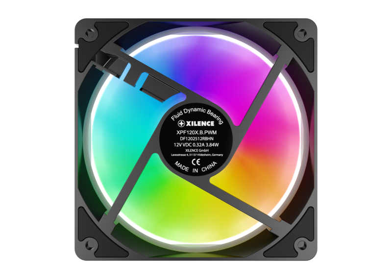 Xilence Performance X XF083 120mm ARGB LED Lüfter - Gehäuse-Lüfter - 30,8 dB, Ansicht 4