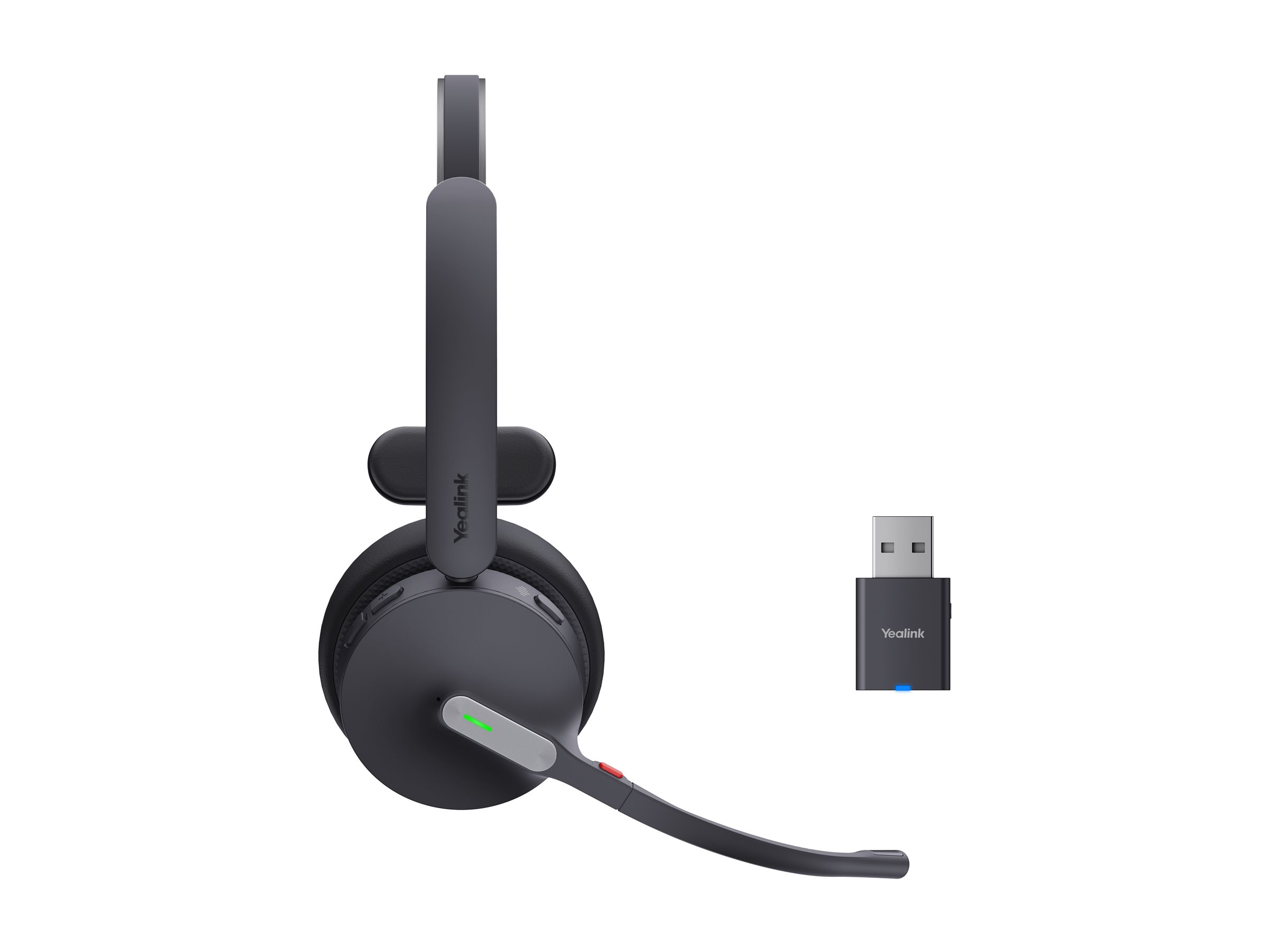 Yealink WH64 Hybrid Mono - Headset - On-Ear - DECT / Bluetooth, Ansicht 3