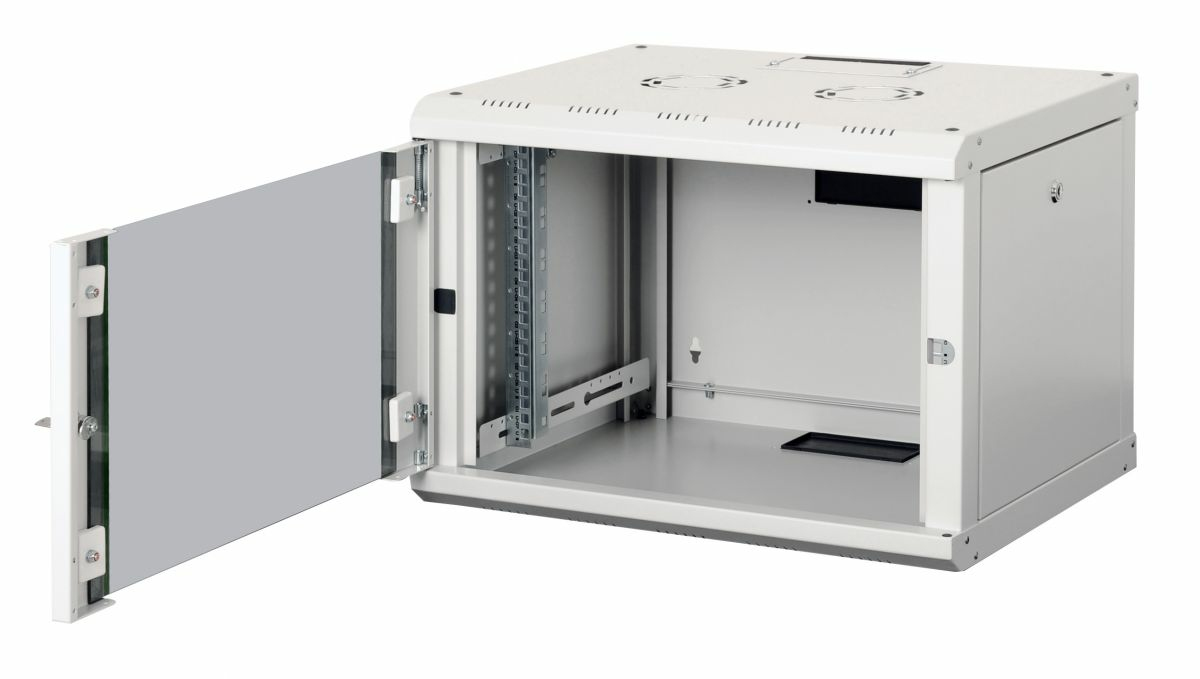 Equip Netzwerkschrank 19 07U 600x450mm Glastür grau - Rack, Ansicht 3