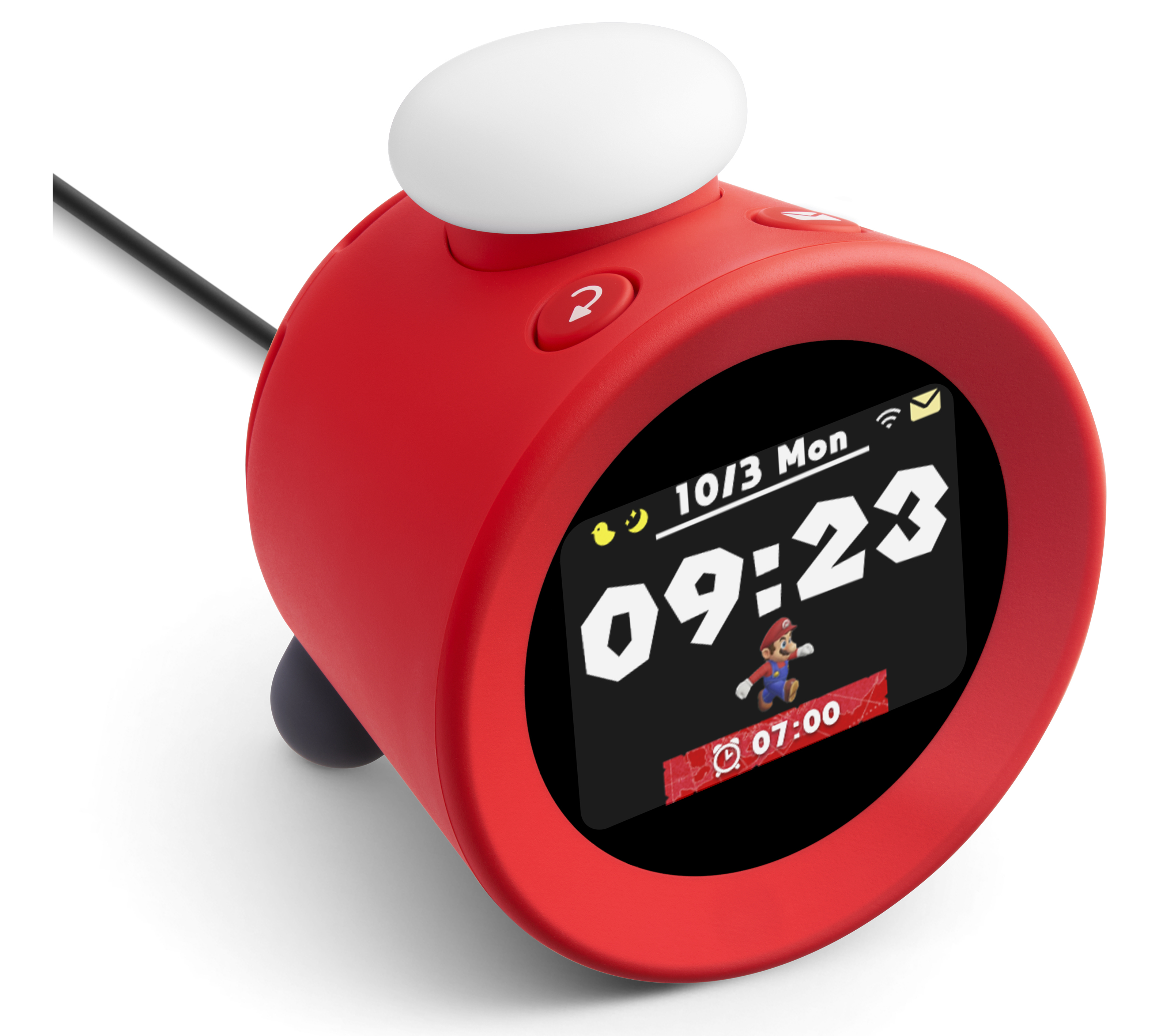 Nintendo Sound Clock Alarmo rot mit Bewegungssensor, Ansicht 3