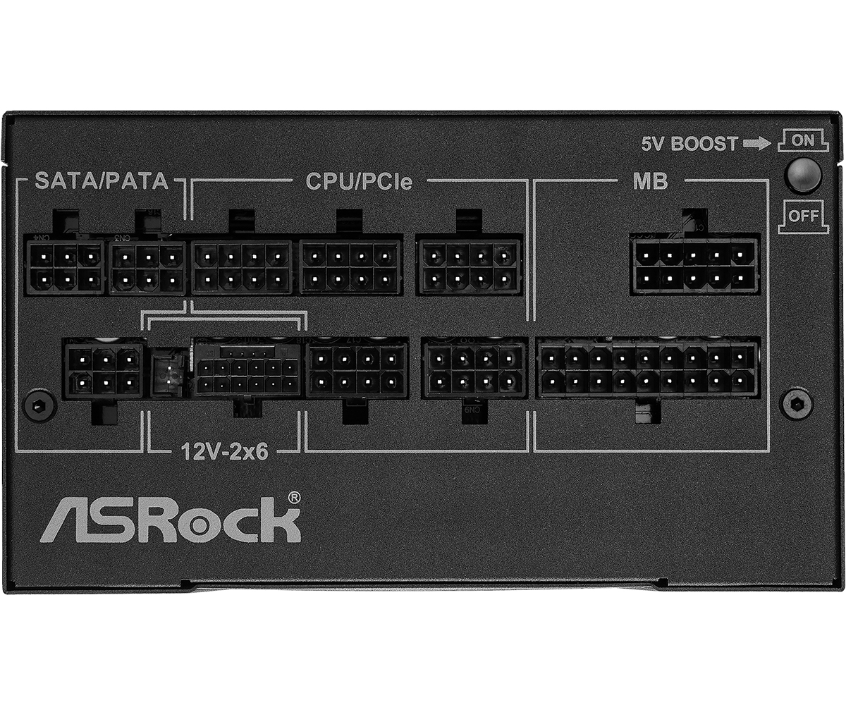 ASRock Phantom Gaming PG-850G ATX 80+ Gold BK retail - Netzteil - ATX, Ansicht 4