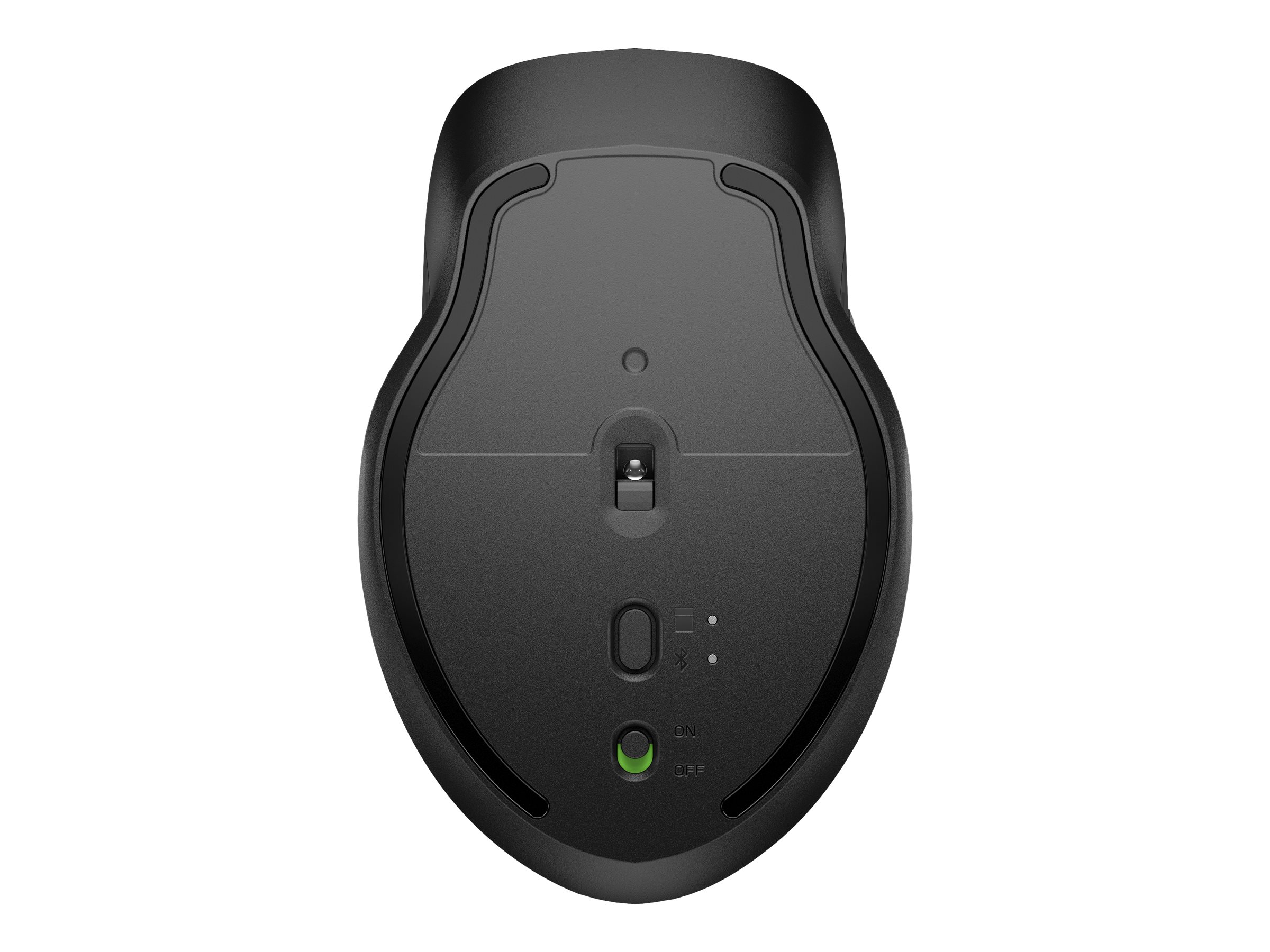 HP 430 - Maus - für mehrere Geräte - ergonomisch - rechts- und linkshändig - 5 Tasten - kabellos - Bluetooth 5.0 2.4 GHz - kabelloser Empfänger (USB)