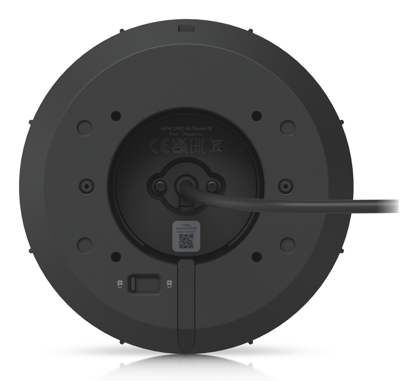 Ubiquiti UniFi AI Turret - Netzwerk-Überwachungskamera - Turret - Außenbereich - manipulationssicher/wetterfest - Farbe, Ansicht 2
