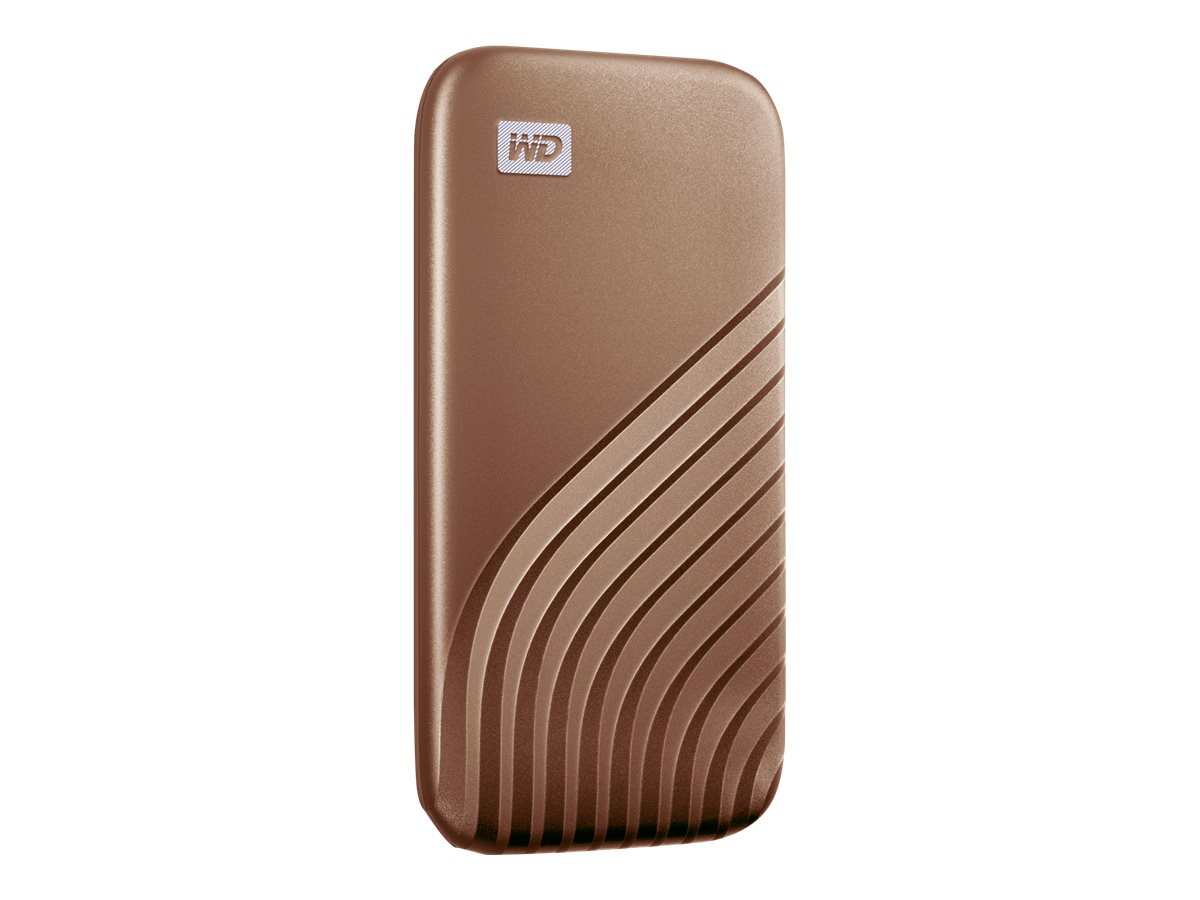 WD My Passport SSD WDBAGF0010BGD - SSD - verschlüsselt - 1 TB - extern (tragbar), Ansicht 3