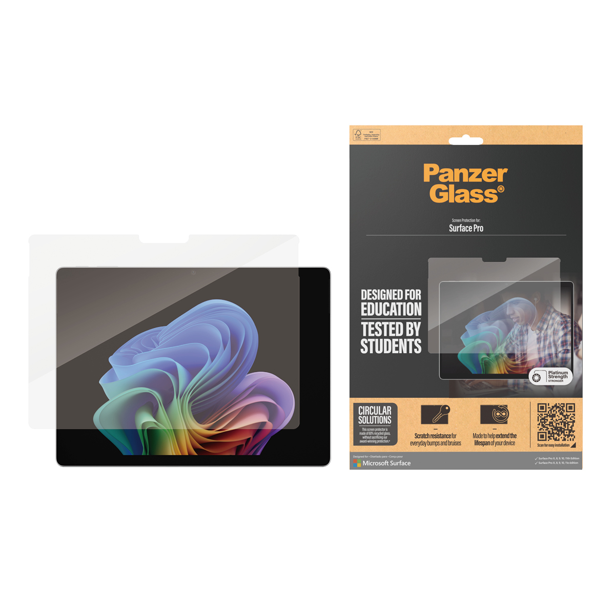 PanzerGlass Displayschutz Microsoft Surface Pro X| 8| 9| 10| P..., Ansicht 2