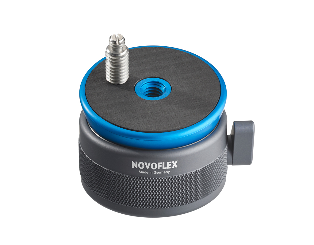 Novoflex MagicBalance - Schwarz - Blau - 10 kg - 1/4 - 3/8 Zoll - 40° - 70 mm - 60 mm, Ansicht 3