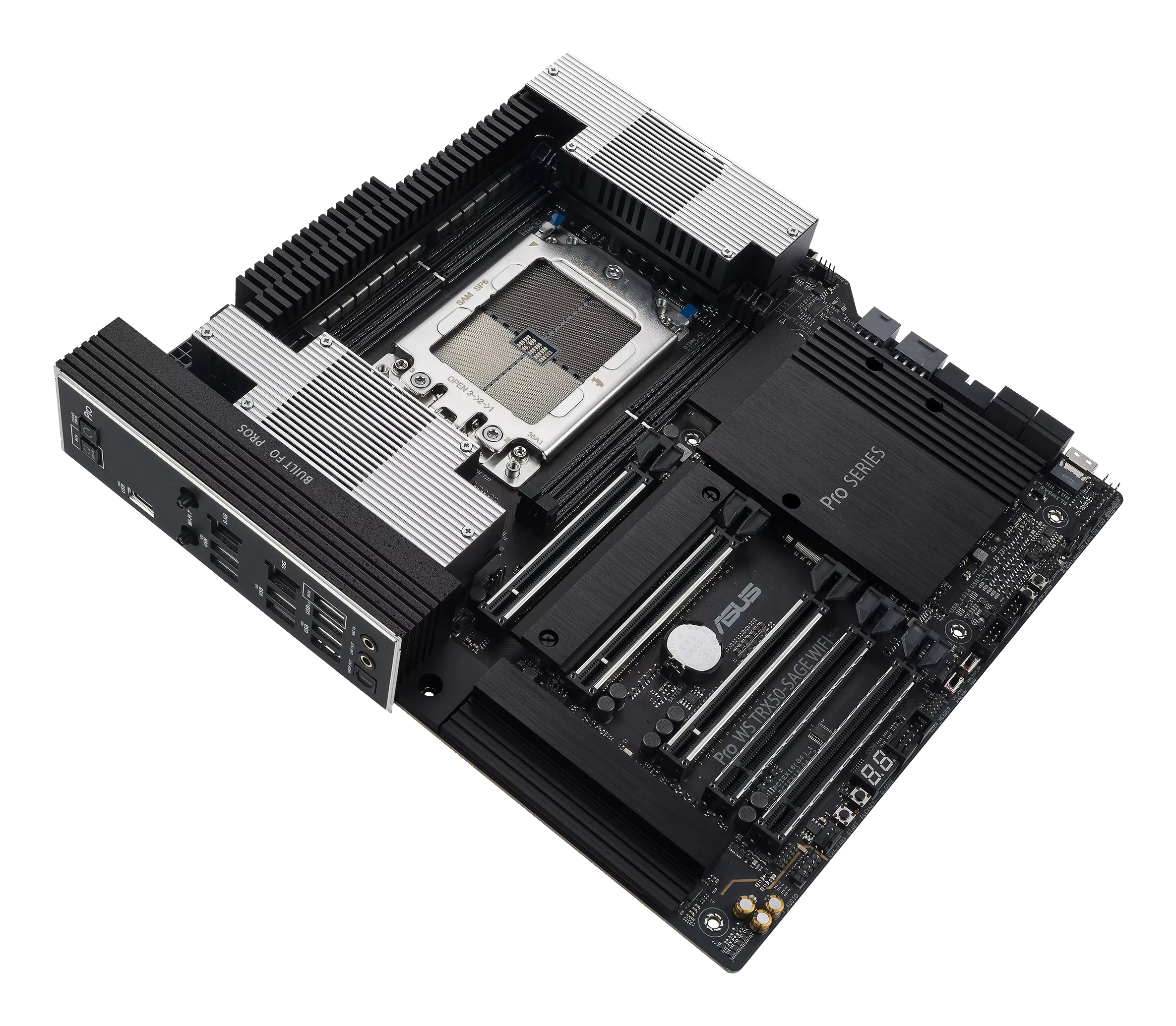 ASUS PRO WS TRX50-SAGE WIFI - Motherboard - SSI CEB - Socket sTR5 - AMD TRX50 Chipsatz - E-ATX, Ansicht 3