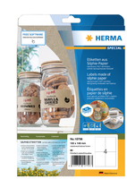 HERMA 10756 - Braun - Rechteck - Dauerhaft - 105 x 148 mm - A4 - Papier