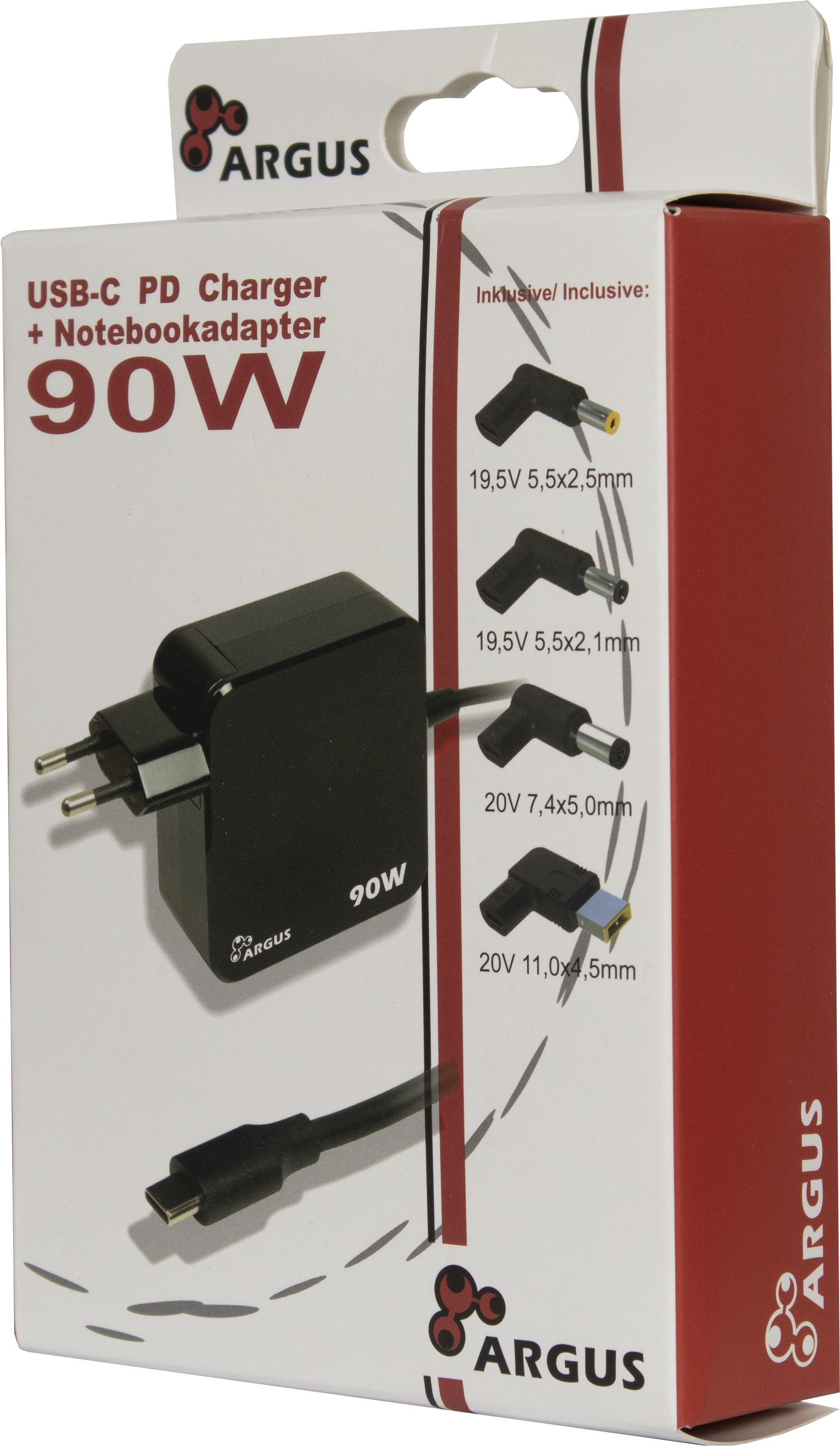 Inter-Tech PD-2090 - Indoor - AC - 5 V - 1,4 m - Schwarz, Ansicht 3