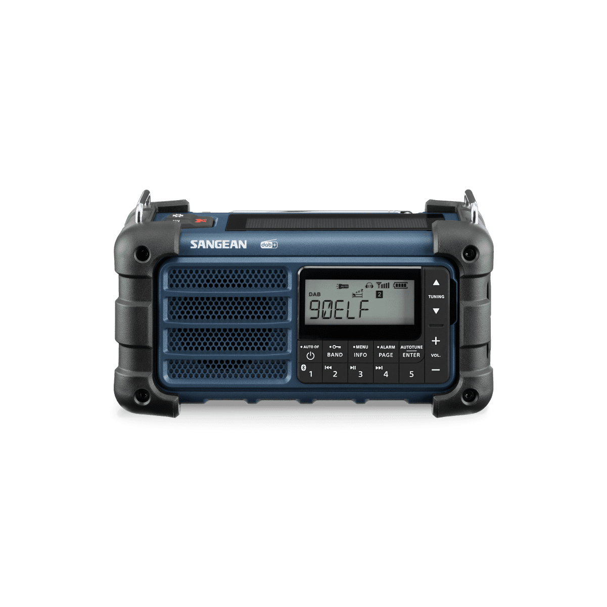 Sangean Electronics MMR-99 DAB blau Notfall/Kurbel/Solar Radio von LumaTech