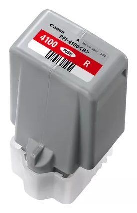 Canon PFI-4100 R - 80 ml - Rot - original - Hängebox, Ansicht 4