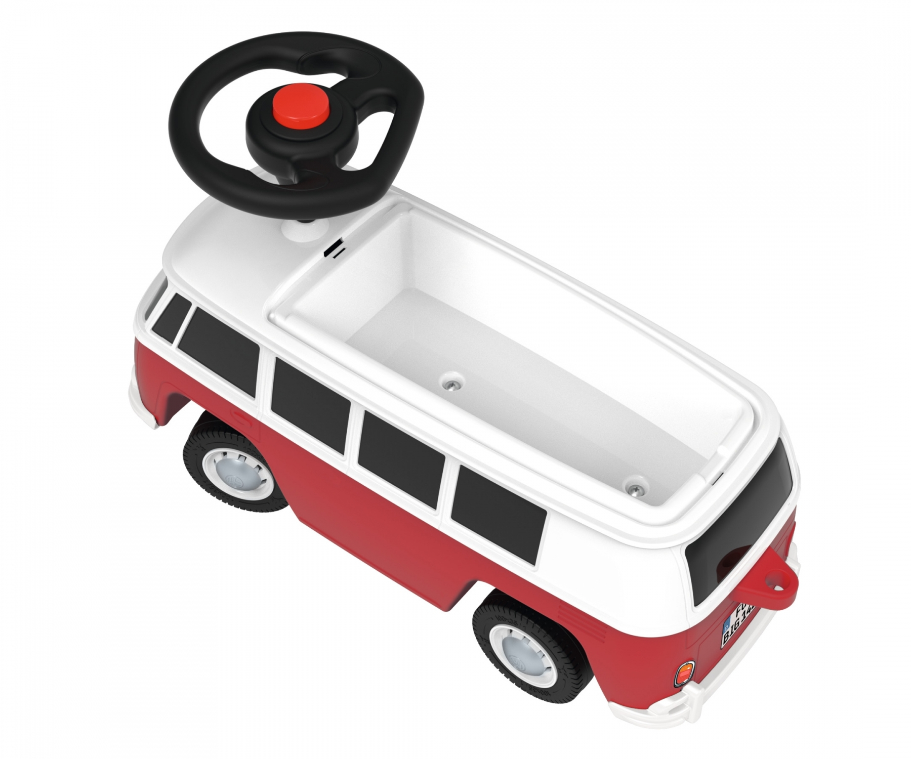 Simba Dickie BIG VW T1 - 1,5 Jahr(e) - 4 Rad/Räder - Rot, Ansicht 4