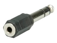 ROLINE Audio-Adapter - Stereo-Stecker männlich zu mini-phone stereo 3.5 mm weiblich