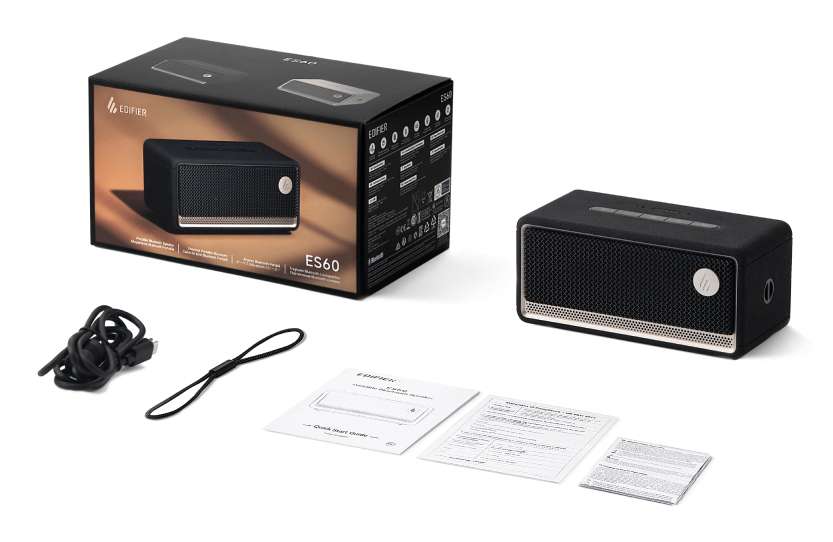 Edifier ES60 TCODE schwarz Bluetooth retail - Lautsprecher - 20 KHz, Ansicht 2