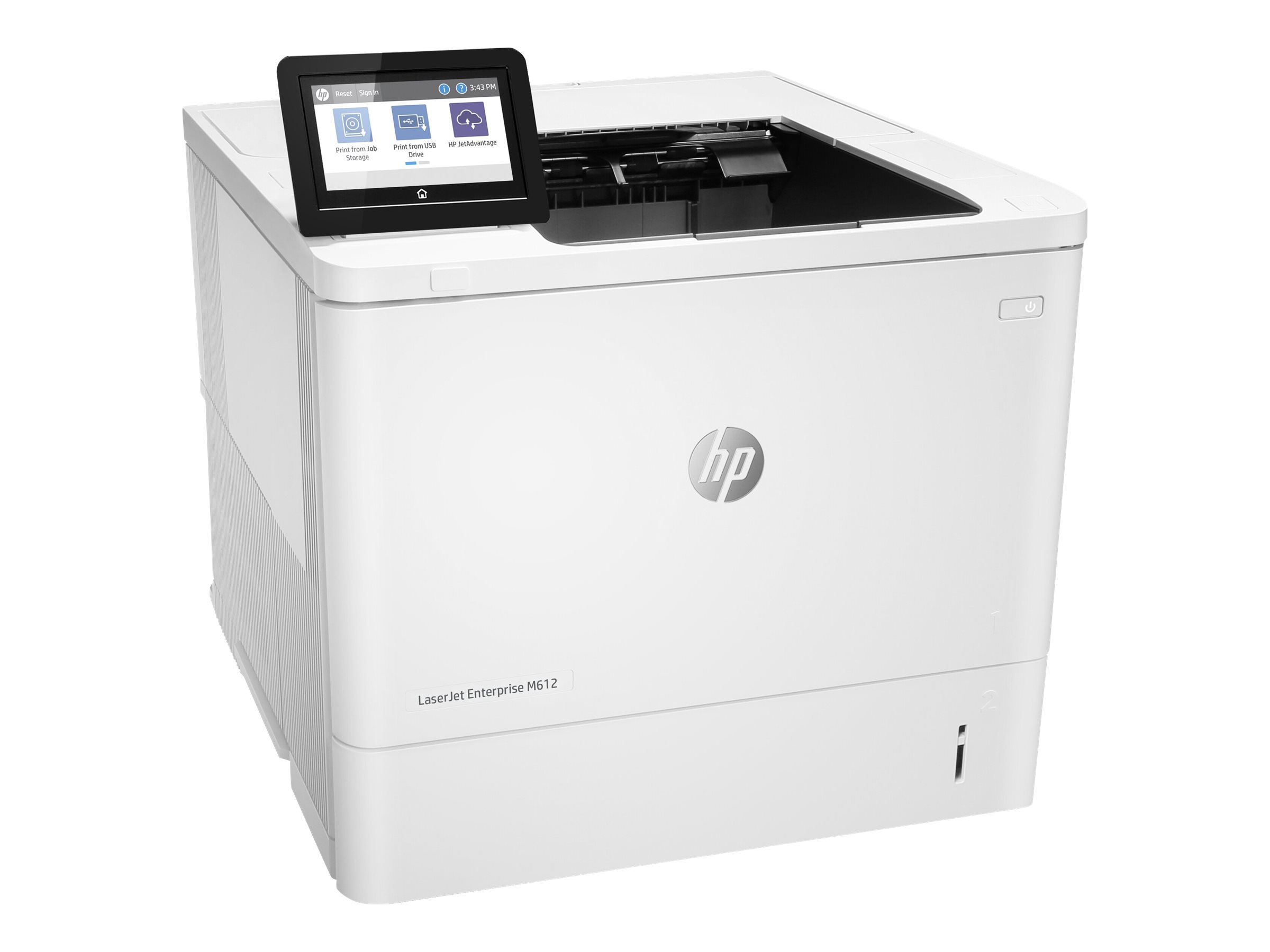 HP LaserJet Enterprise M612dn - Drucker - s/w, Ansicht 5