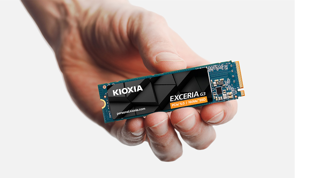 Kioxia SSD Exceria G3 M.2 2280 PCIe 5.0 x4 NVMe, Ansicht 2