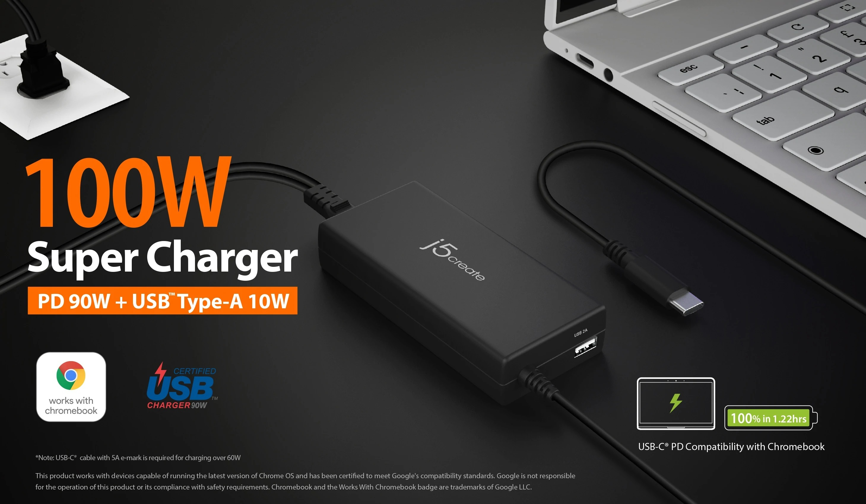 j5create JUP2290C - USB-C Netzteil - Super-Ladegerät, Ansicht 4