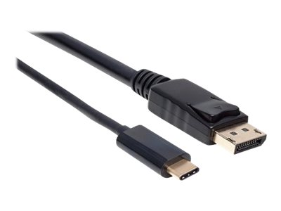 Manhattan USB-C to DisplayPort Cable, 4K@60Hz, 2m, Male to Male, Black, Three Year Warranty, Polybag - DisplayPort-Kabel - USB-C (M)
