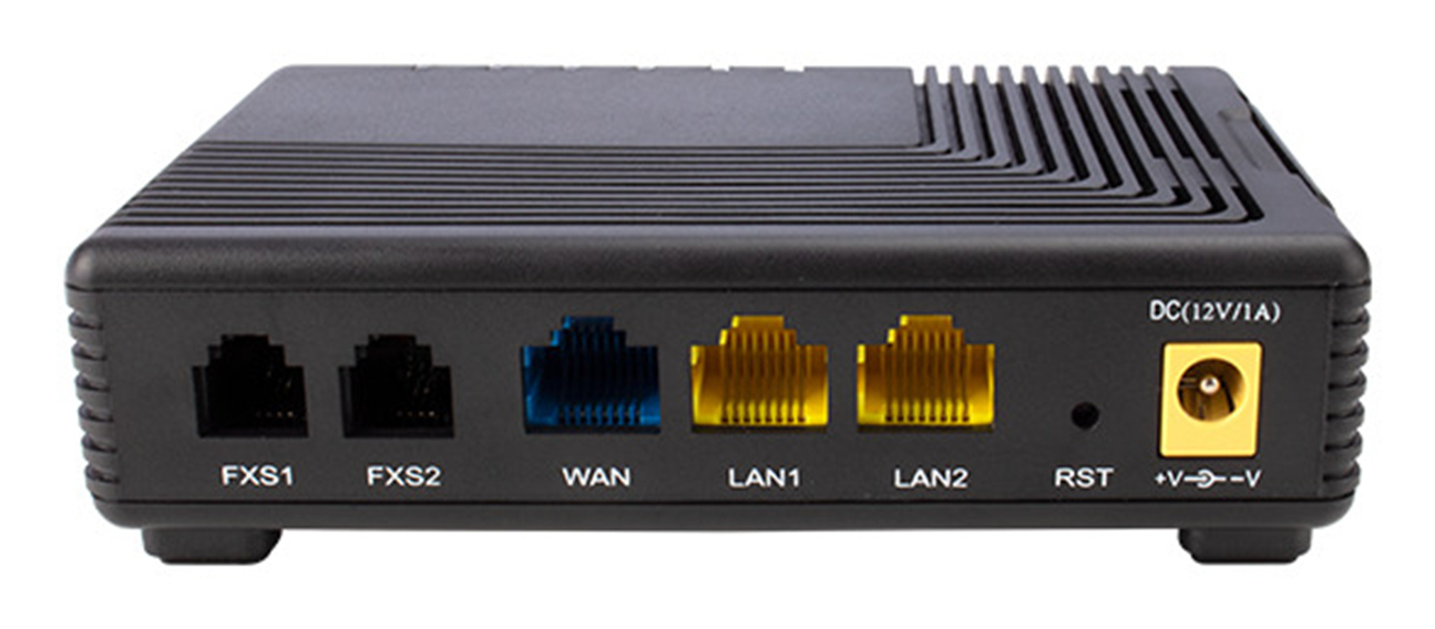 Auerswald 2-Port ATA Analoger Terminal Adapter - Voice-Over-IP - Fax, Ansicht 3