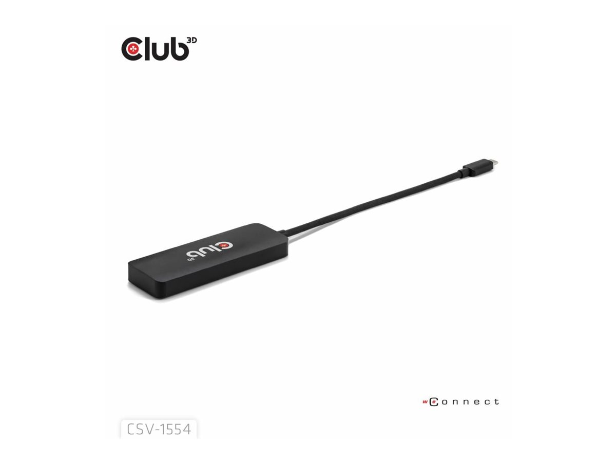 Club 3D CSV-1554 - Dockingstation - USB-C / Thunderbolt 4, Ansicht 3