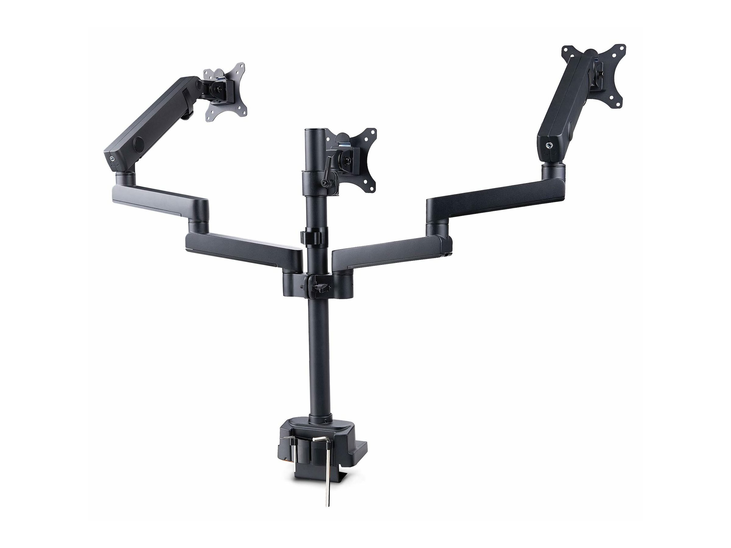 StarTech.com Triple Monitor Desk Mount For Up To Three 27in Screens, VESA 75x75/100x100, Tool-Less Arm Adjustments, Ansicht 3