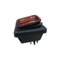Bachmann 924.178 - Wippschalter - 2P - Schwarz - Rot, Ansicht 2