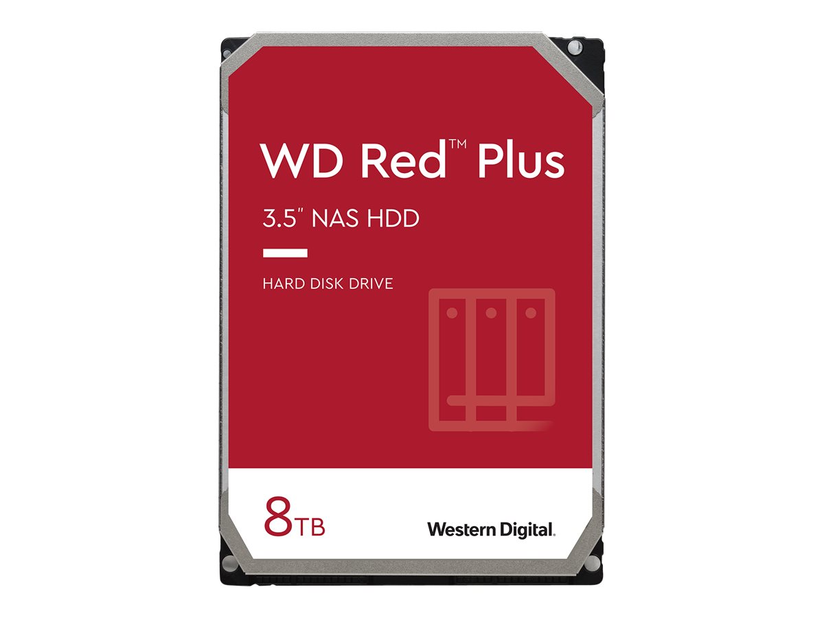 WD Red Plus WD80EFAX - Festplatte - 8 TB - intern - 3.5" (8.9 cm)