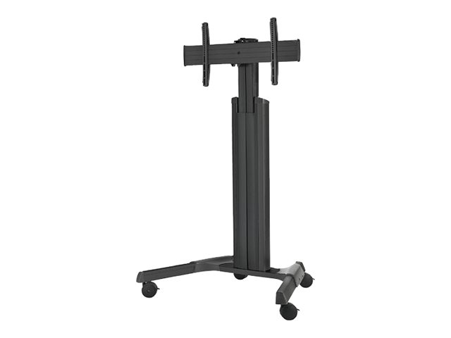 Chief Fusion Large Height Adjustable Mobile TV Cart - For Displays 42-86 - Black - Wagen - für Videokonferenzsystem, Ansicht 4
