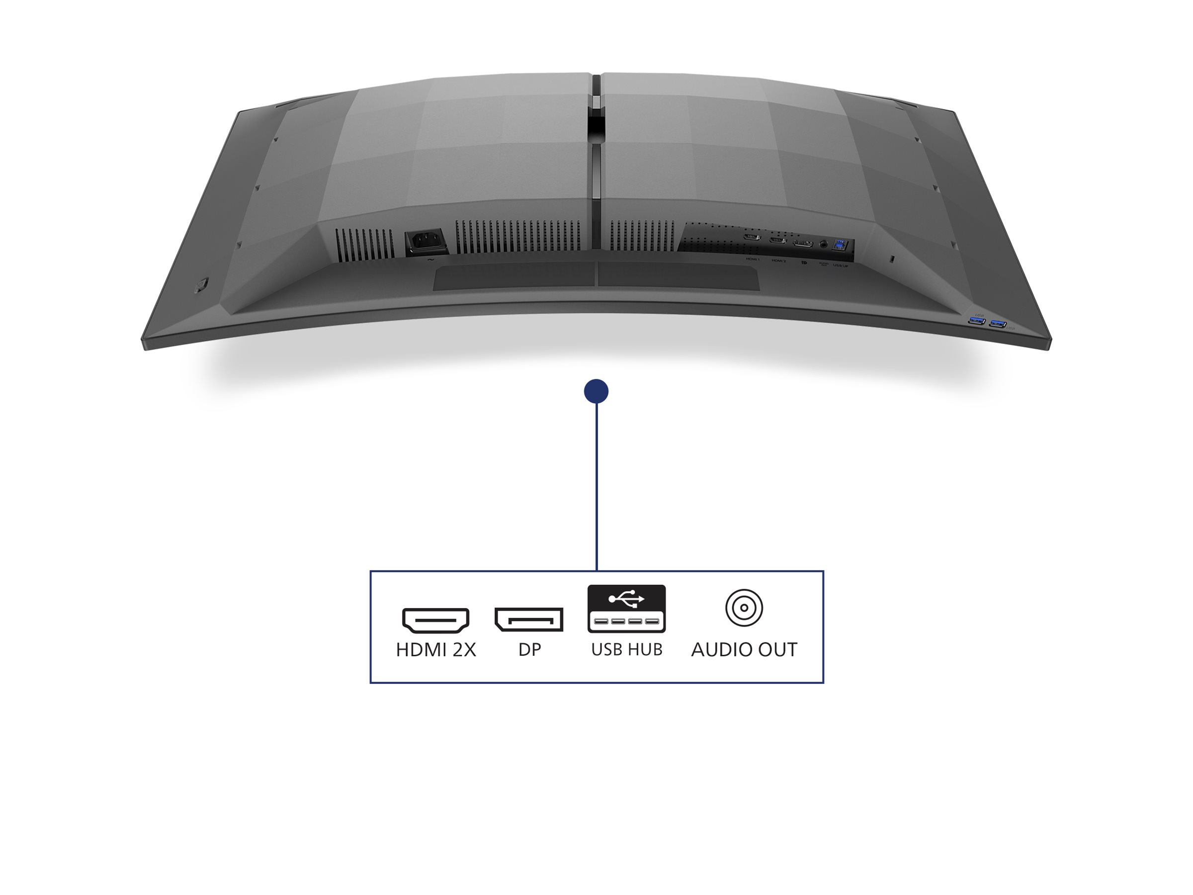 Philips Evnia 6000 34M2C6500 - OLED-Monitor - Gaming - gebogen - 86.36 cm (34), Ansicht 3
