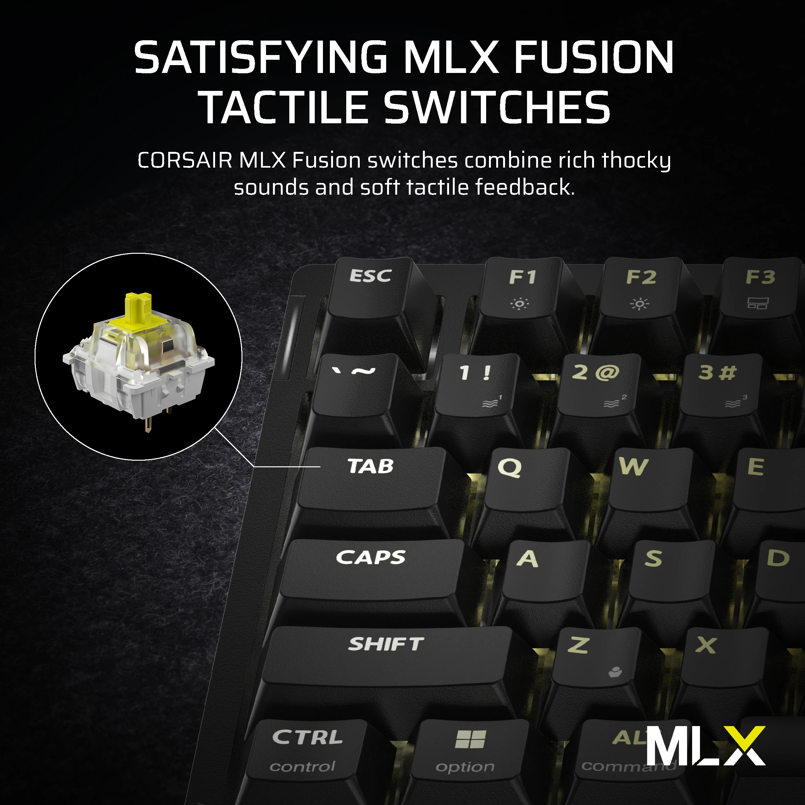 Corsair K65 PLUS Wireless - Tastatur - 75% - compact - TL: Deutsch, QWERTZ, Ansicht 4