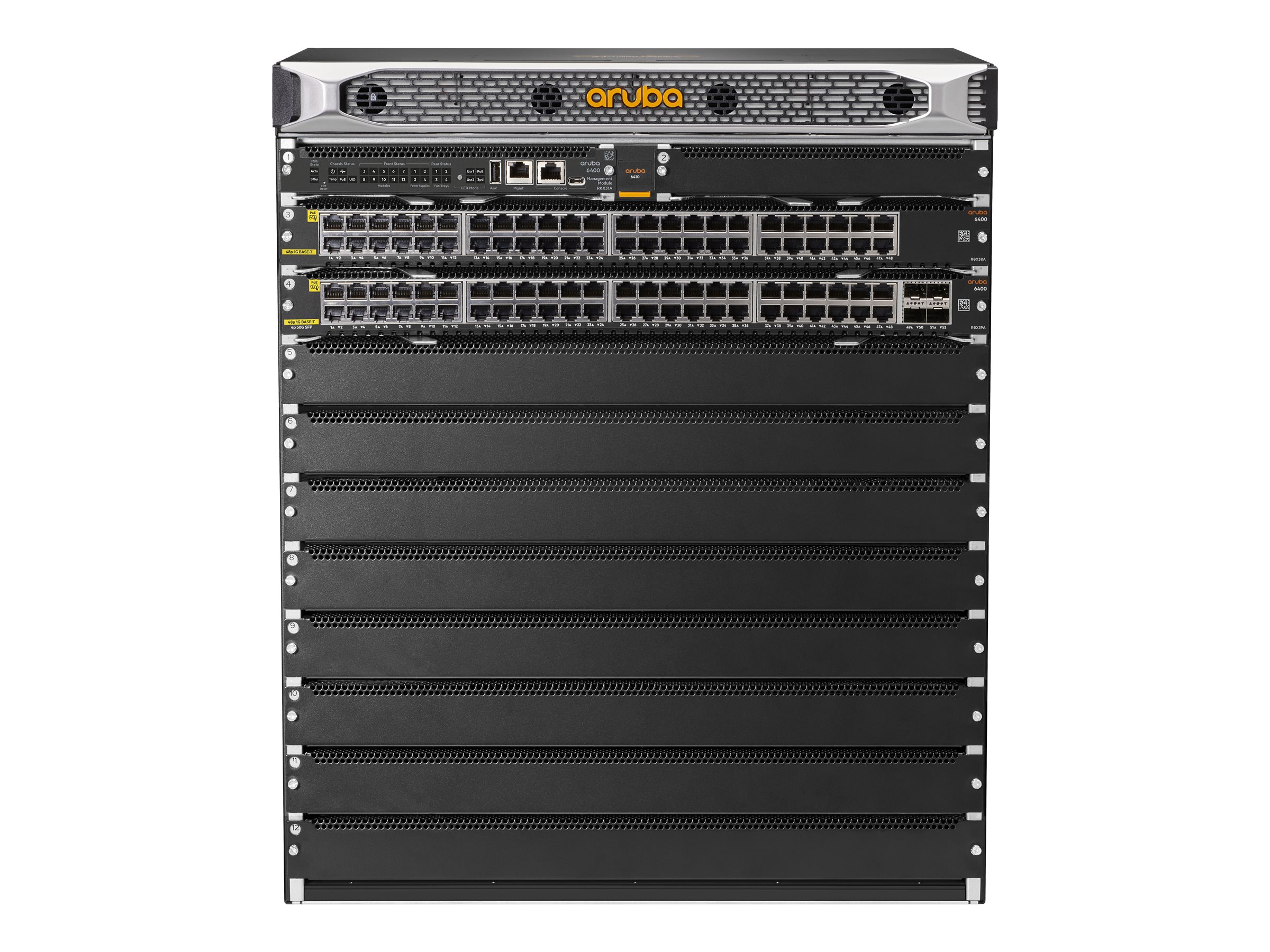 HPE Aruba 6410 - Switch - L3 - managed - 96 x 10/100/1000 (PoE+)