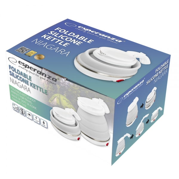 ESPERANZA EKK023 - 0,5 l - 750 W - Weiß - Kunststoff - Edelstahl, Ansicht 4