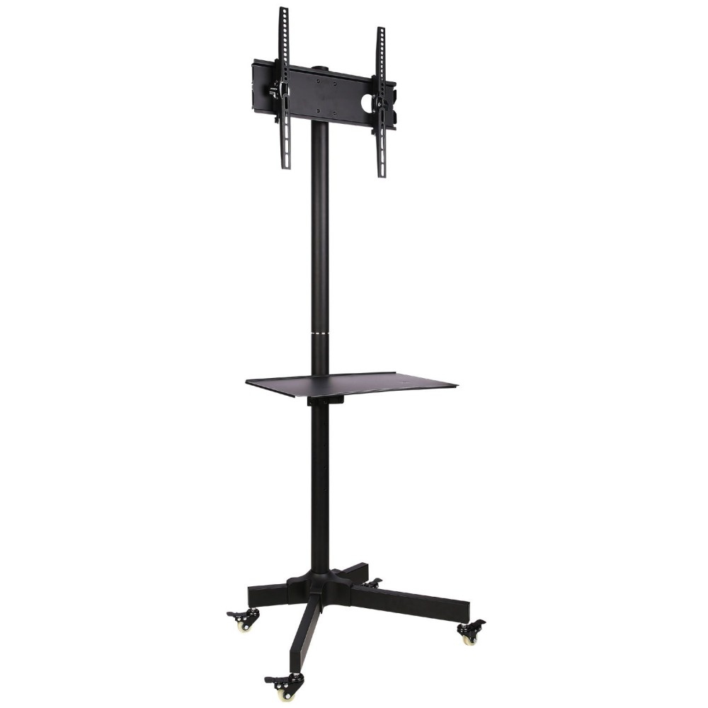 Techly Wagen - für Flachbildschirm / AV-Ausrüstung - Schwarz - Bildschirmgröße: 58.4-139.7 cm (23-55), Ansicht 4