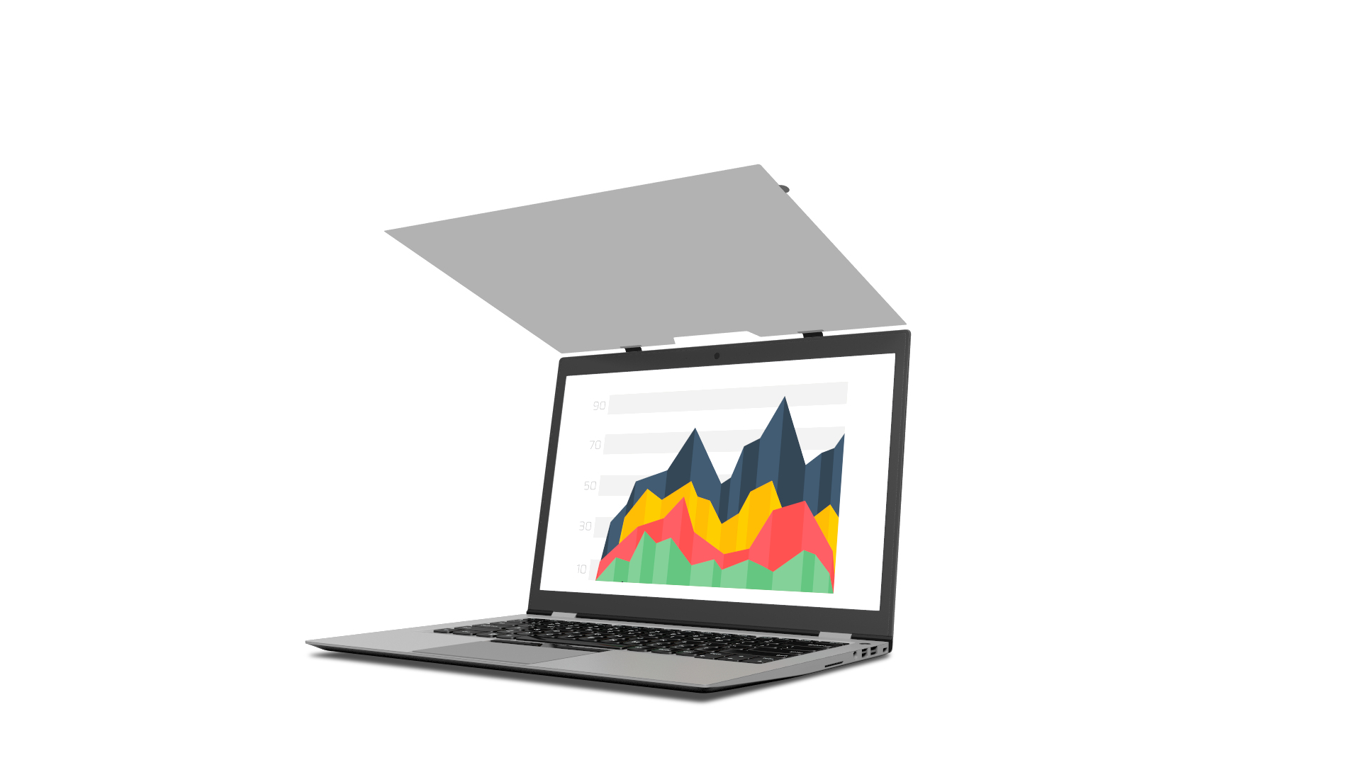 3M Blickschutzfilter - Blickschutzfilter für Notebook - 39.6 cm (15.6), Ansicht 3