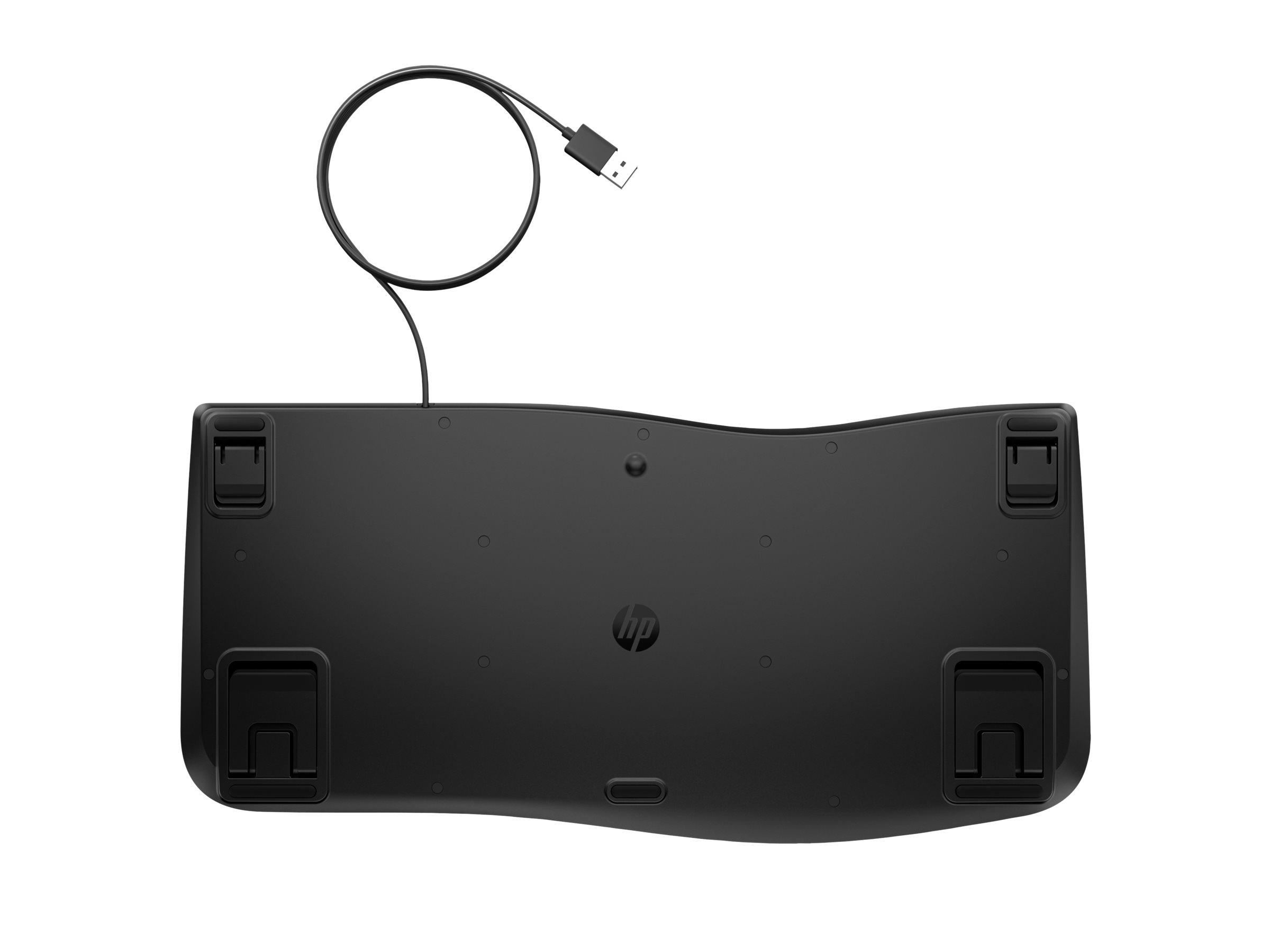 HP 485 Comfort - Tastatur - mehrere Geräte, 23 programmierbare Tasten, 3-Zonen-Layout - TL: Belgisch, AZERTY, Ansicht 3