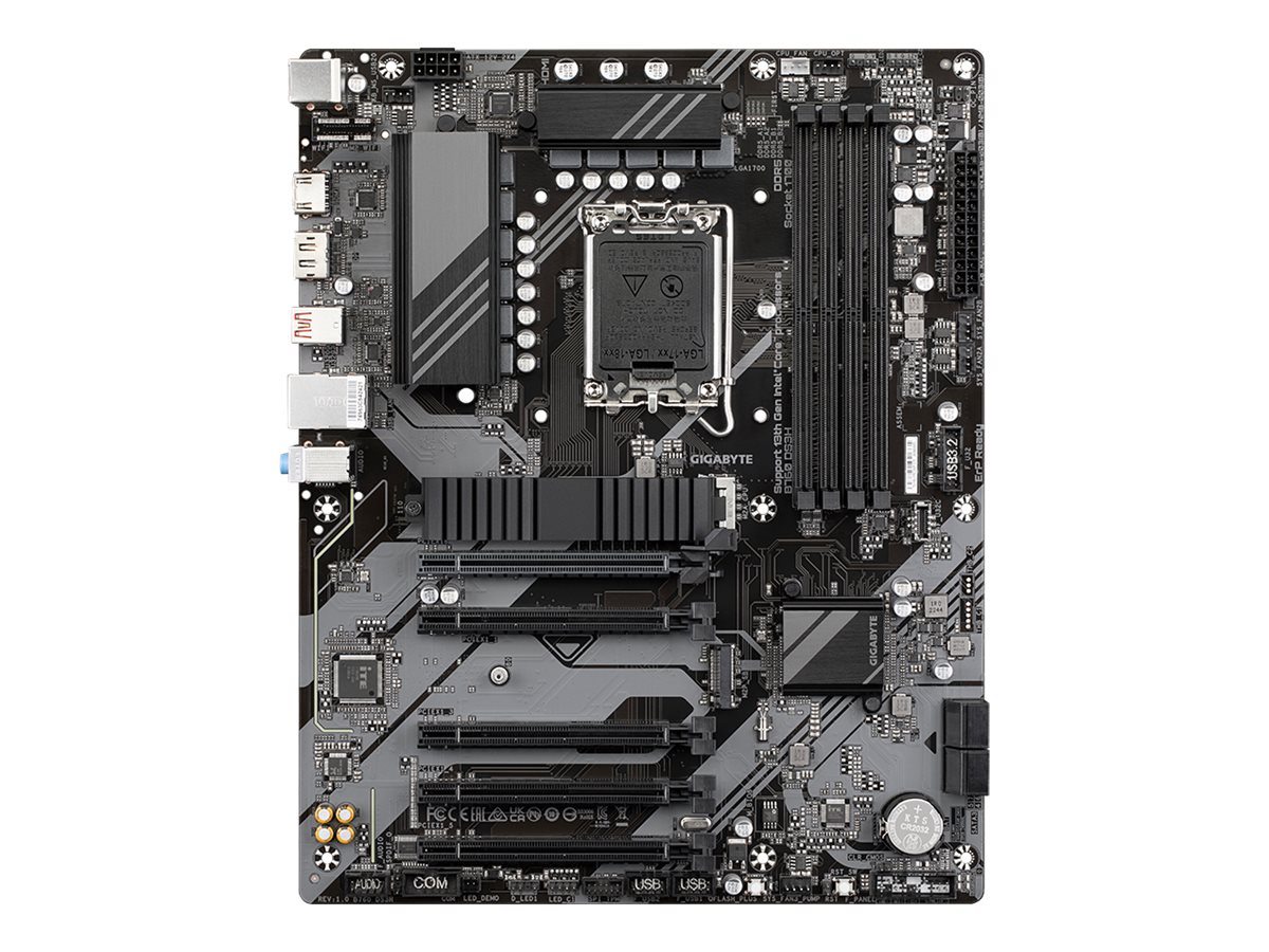 Gigabyte B760 DS3H - 1.0 - Motherboard - ATX - LGA1700-Sockel - B760 Chipsatz - USB-C 3.2 Gen 2x2 USB-C 3.2 Gen 1 USB 3.2 Gen 2 USB 3.2 Gen 1 - Gigabit LAN - Onboard-Grafik (CPU erforderlich)