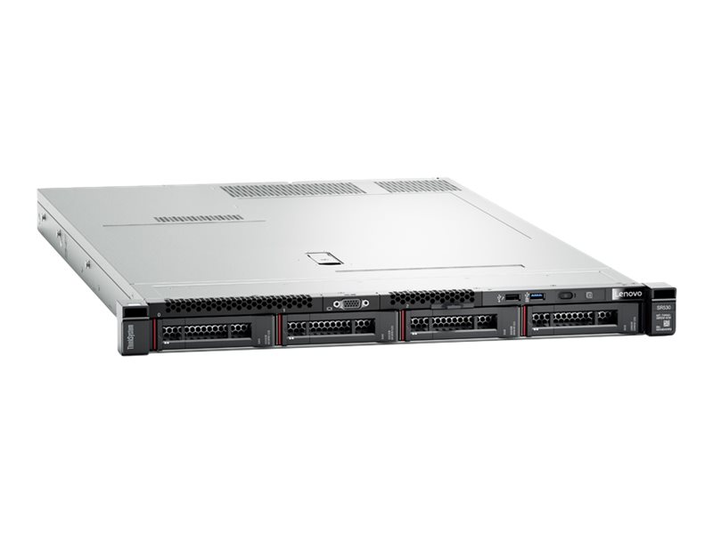 Lenovo ThinkSystem SR530 7X08 - Server - Rack-Montage - 1U - zweiweg - 1 x Xeon Silver 4208  2.1 GHz - RAM 16 GB - SAS - Hot-Swap 6.4 cm (2.5)