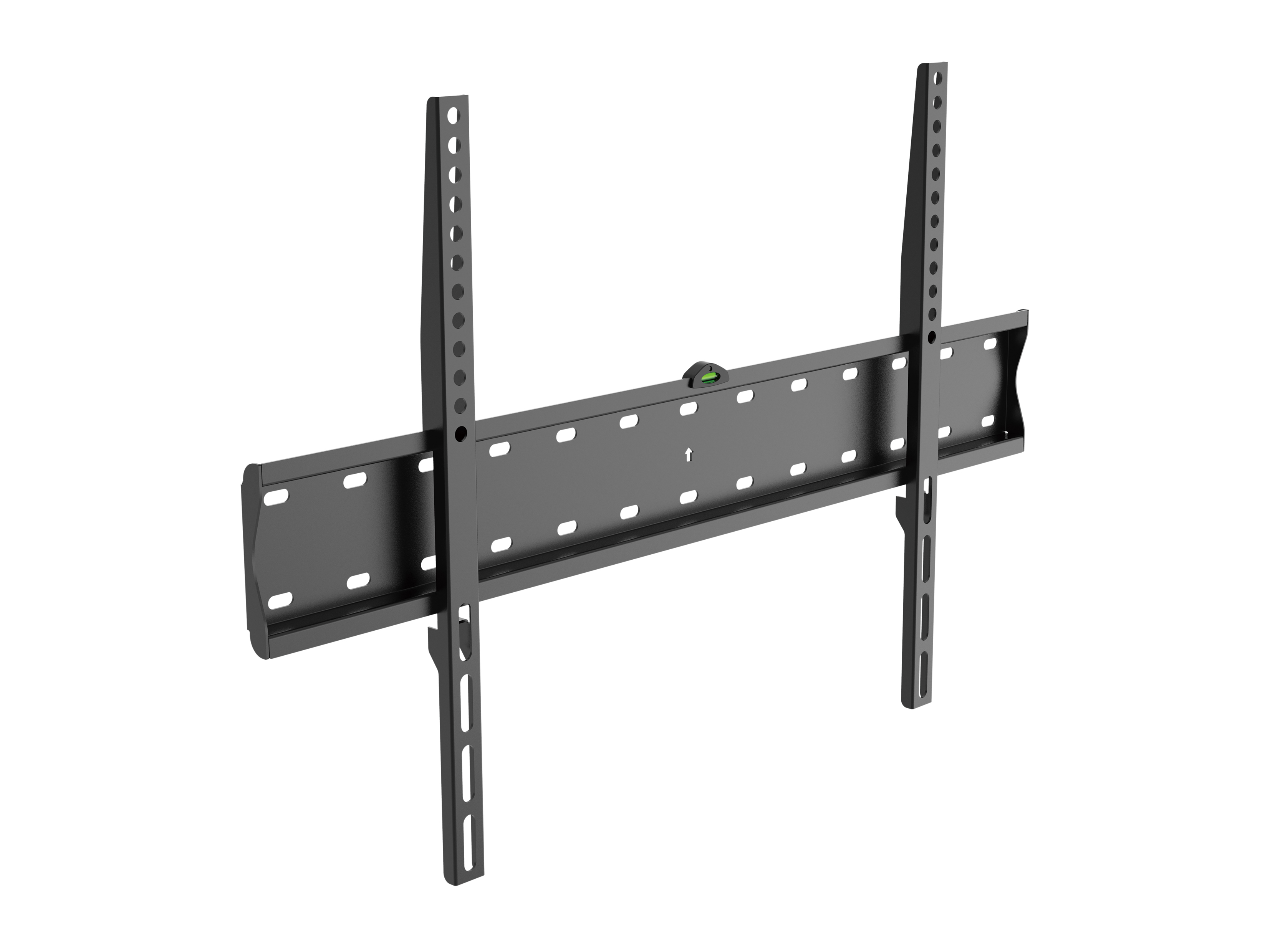 Equip Halterung - für Curved Panel/Flat Panel - fixed, slim - stainless steel - Schwarz (37-75), Ansicht 3