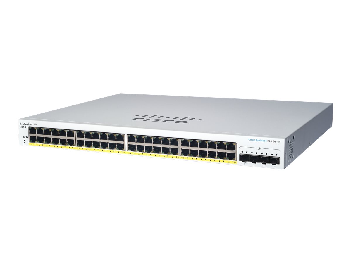 CISCO CBS220 SMART 48-PORT GE 4X10G (CBS220-48T-4X-EU)