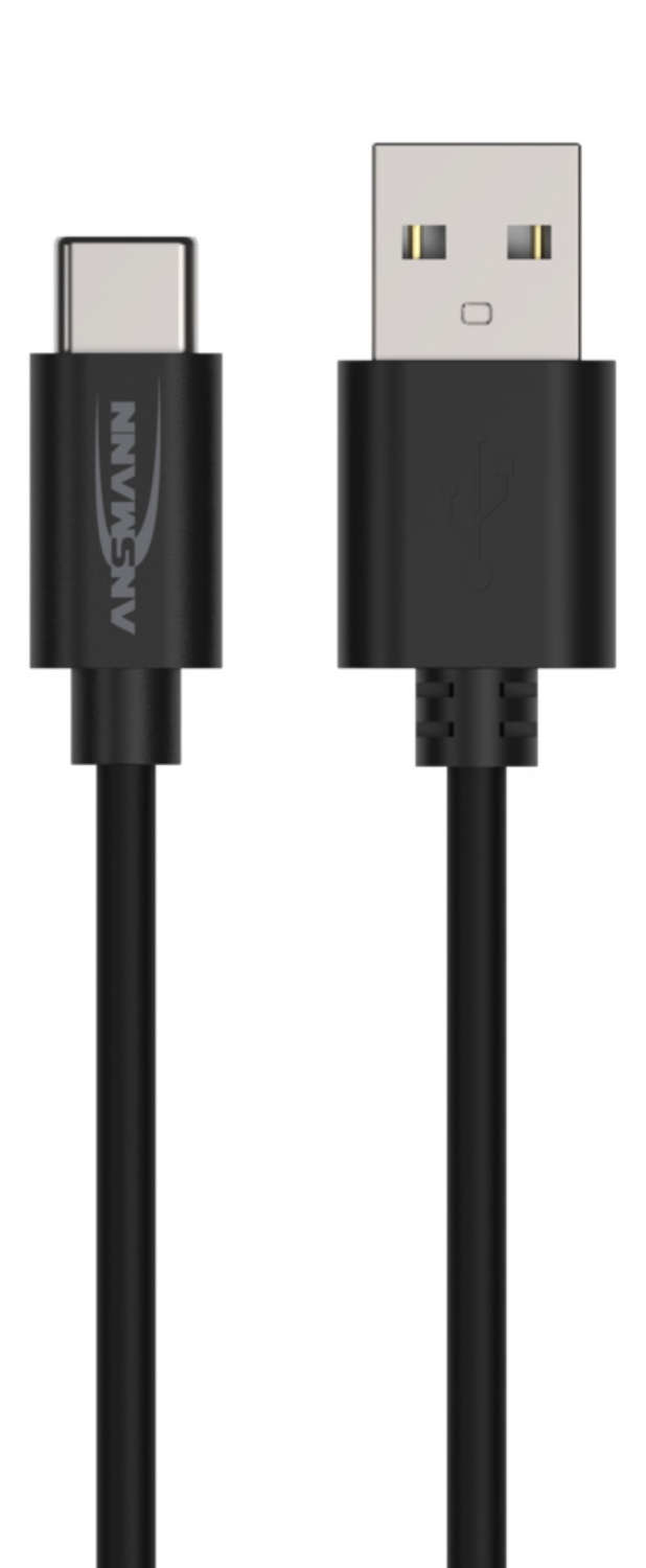 Ansmann 1700-0130 - 1 m - USB A - USB C - 0,48 Gbit/s - Schwarz, Ansicht 4