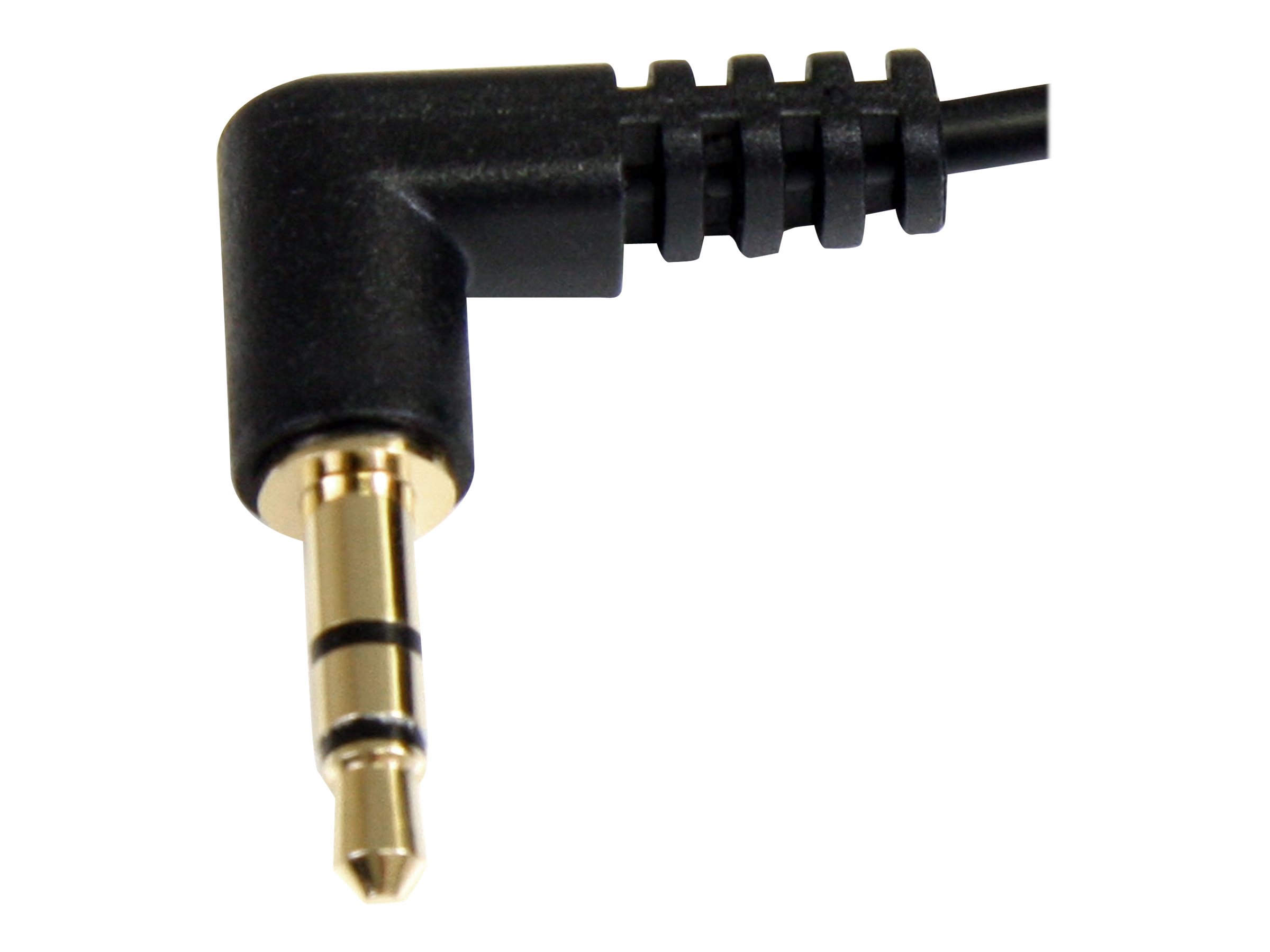 StarTech.com 30cm 3,5mm Klinke Audiokabel rechts gewinkelt - Abgewinkelt, Ansicht 2
