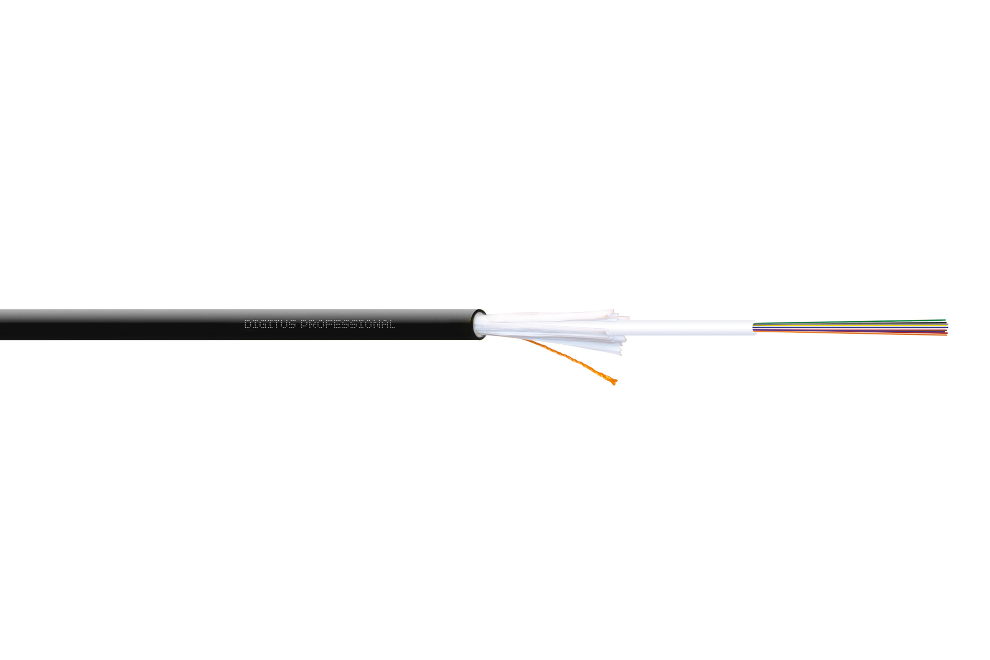 DIGITUS Verlegekabel Innen/Außen A/I-DQ (ZN) BH 50/125 µ, OM4, 4 Fasern, BauPVO Dca, LSZH-1