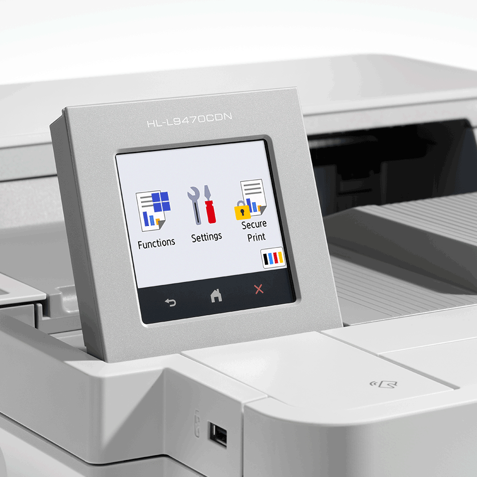 Brother HL-L9470CDN - Drucker - Farbe - Duplex - Laser - A4 - 2400 x 600 dpi - bis zu 40 Seiten/Min. (einfarbig)/, Ansicht 2