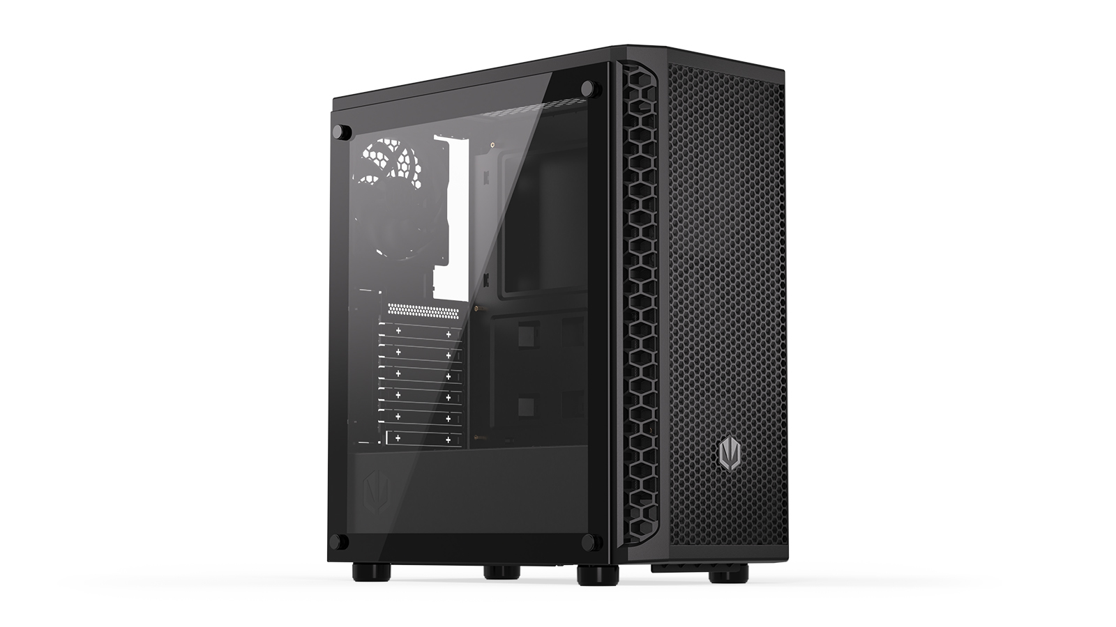 ENDORFY signum 300 core - Mid tower - ATX - Seitenteil mit Fenster (gehärtetes Glas), Ansicht 4