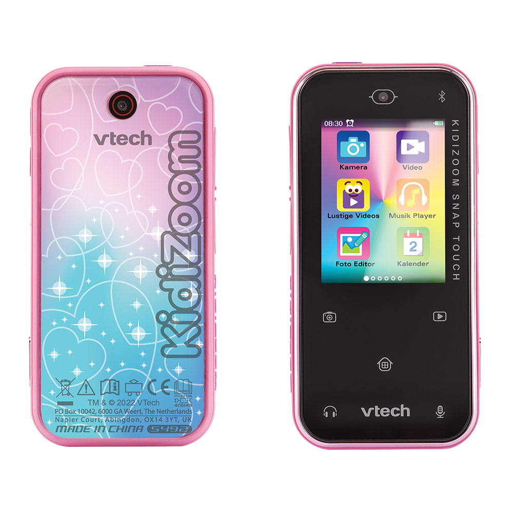VTech KidiZoom Snap Touch pink - Kinder-Smartphone - 6 Jahr(e) - 130 g - Pink, Ansicht 3