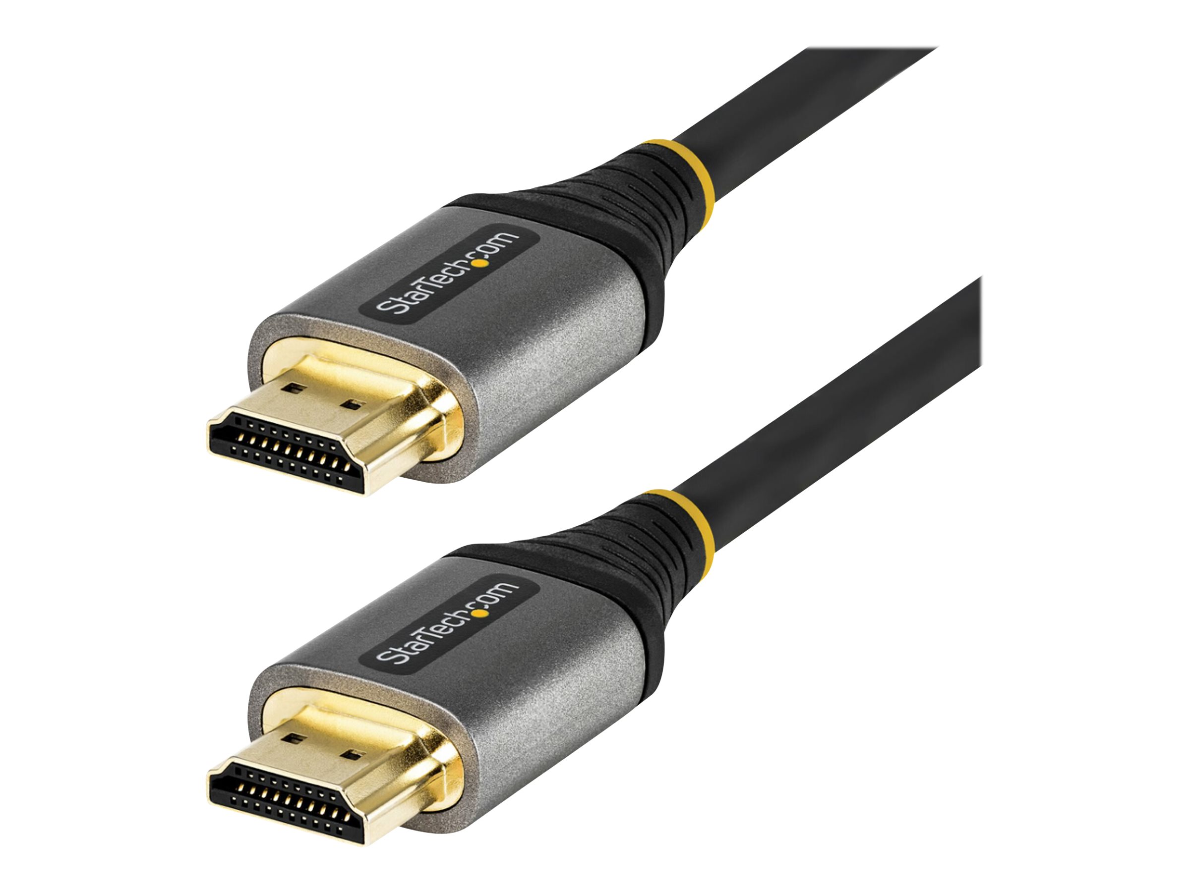 StarTech.com 2m Premium zertifiziertes HDMI 2.0 Kabel - High Speed Ultra HD 4K 60Hz HDMI Kabel mit Ethernet - HDR10, ARC - UHD HDMI Videokabel - Für UHD Monitore, TVs, Displays - M/M (HDMMV2M)
