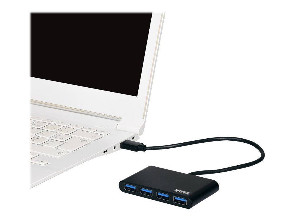 PORT Designs PORT Connect - Hub - 4 x SuperSpeed USB 3.0, Ansicht 3