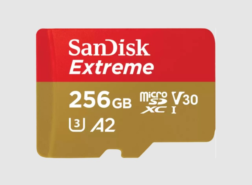 SanDisk Extreme - Flash-Speicherkarte (microSDXC-an-SD-Adapter inbegriffen), Ansicht 2