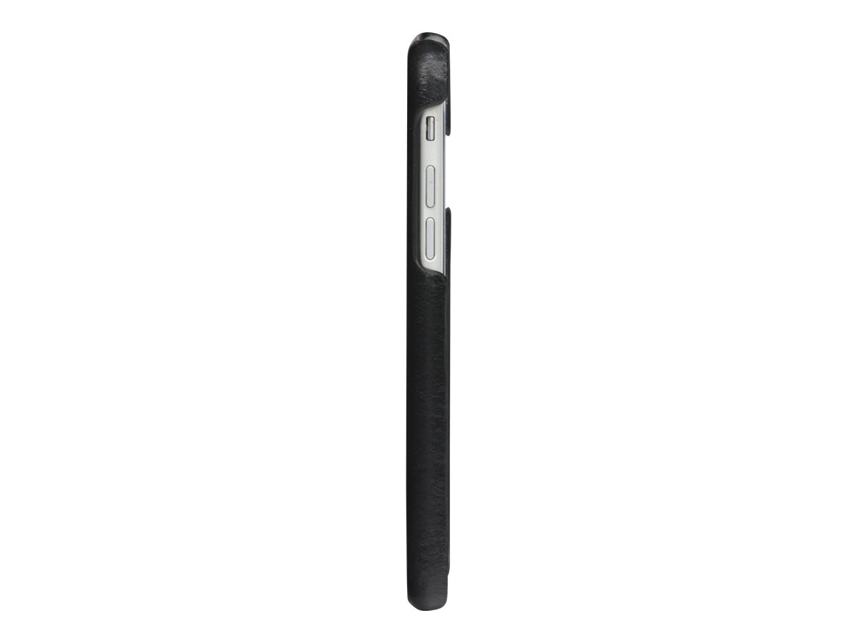 dbramante1928 Lynge - Flip-Hülle für Apple iPhone 6, 6s, 7, 8, SE (2. Generation) - genarbtes Leder - Schwarz, Ansicht 3